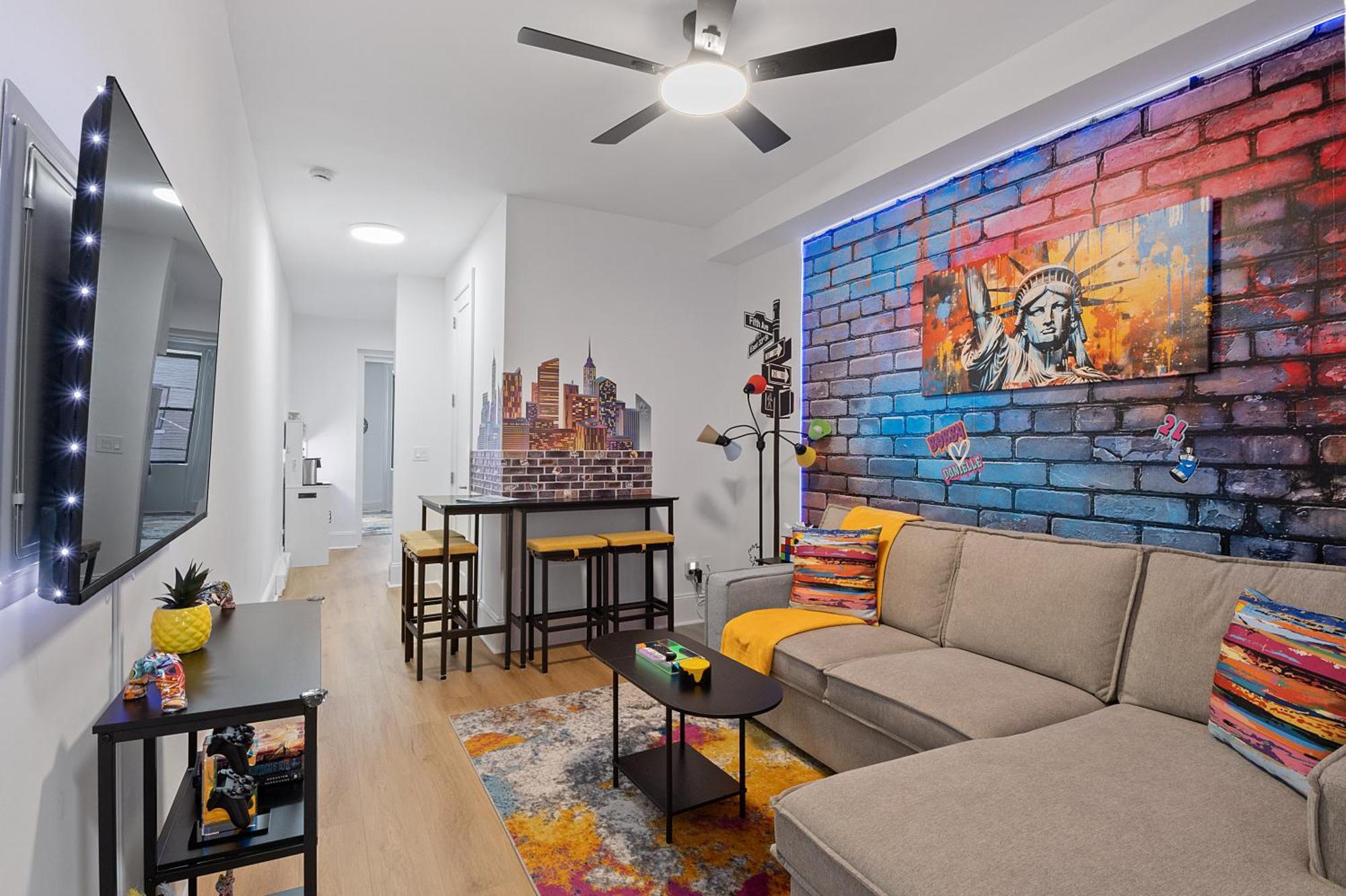 Apartament Funky & Colorful Urban Getaway, 20 Minutes To Nyc Hoboken Zewnętrze zdjęcie